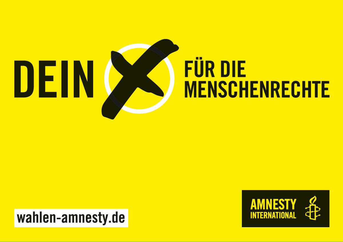 Habt ihr vor der #Landtagswahl in #Sachsen noch Demo-Besuche geplant? Wir liefern euch nice Demoschilder zum Ausdrucken!
Vorlagen und andere Ideen hier: wahlen-amnesty.de/demonstratione…
#DeinXfürMenschenrechte #ltw2024