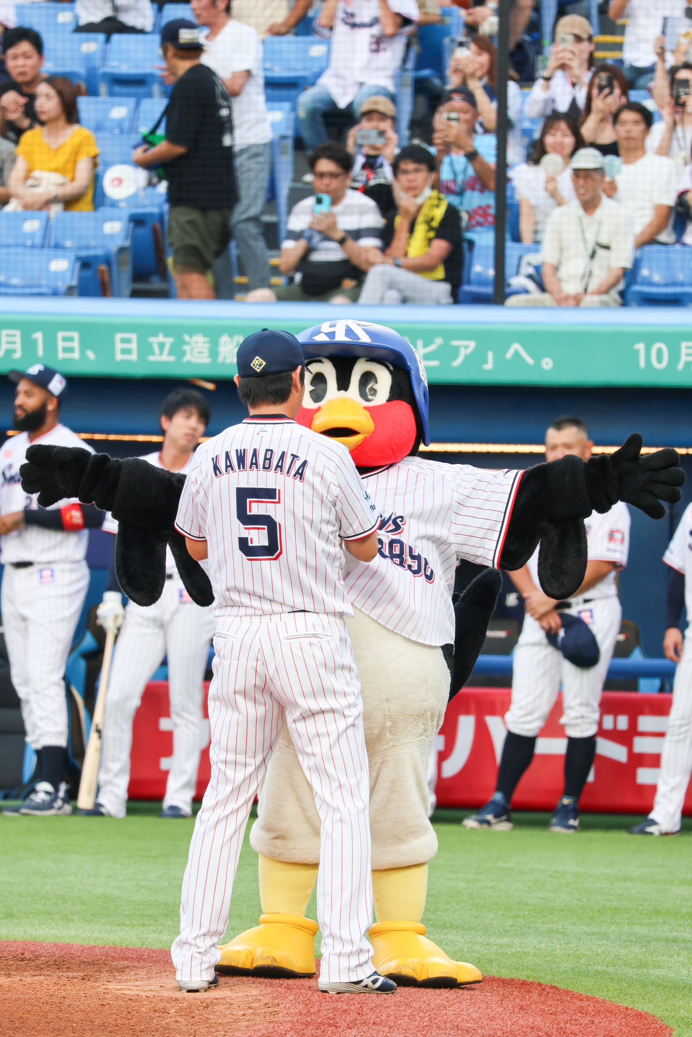 さ*り様 つば九郎　ユニフォーム　クルーユニ　2024 Lサイズ Amazon.co.jp: 東京 ヤクルト スワローズファンクラブ公式 つば
