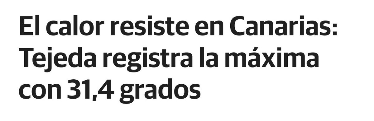 ArChinijo's tweet image. 🤑 Claro, porque en Tejeda la temperatura normal en agosto no pasa de los 7⁰. #Soplapollas