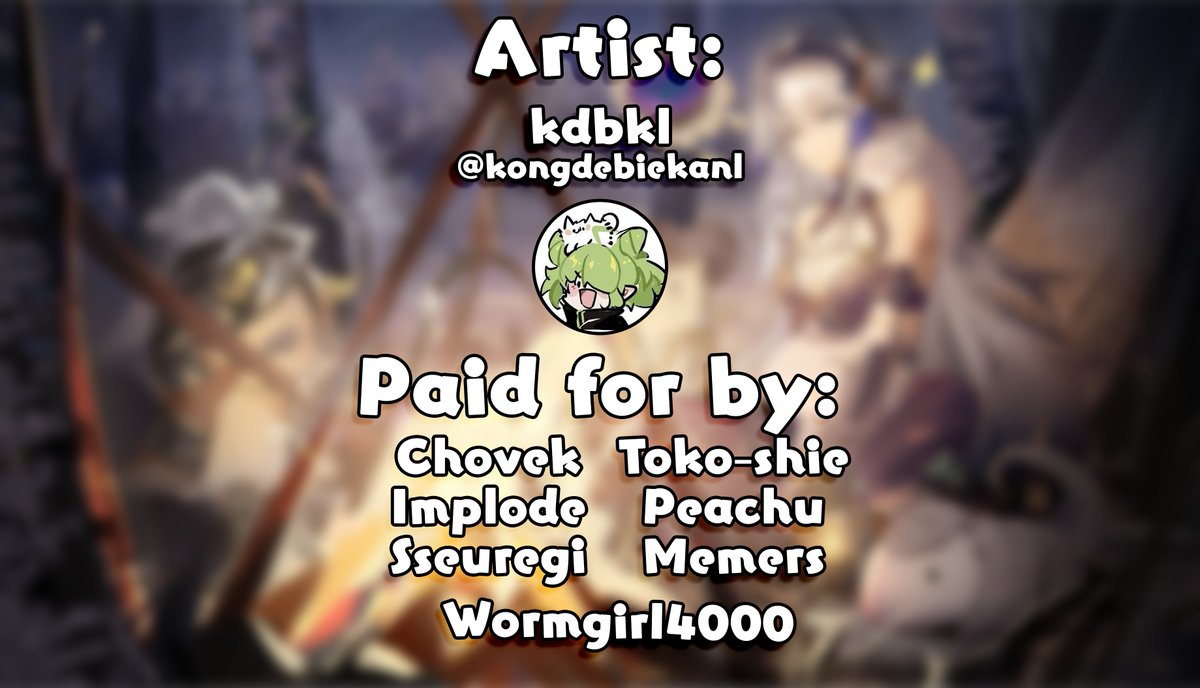 PallyGuildBank's tweet photo. This piece would not exist if not for the following community members! Thank you so much for contributing and supporting the community and it's wonderful artists! https://t.co/7SJBkJIOQg