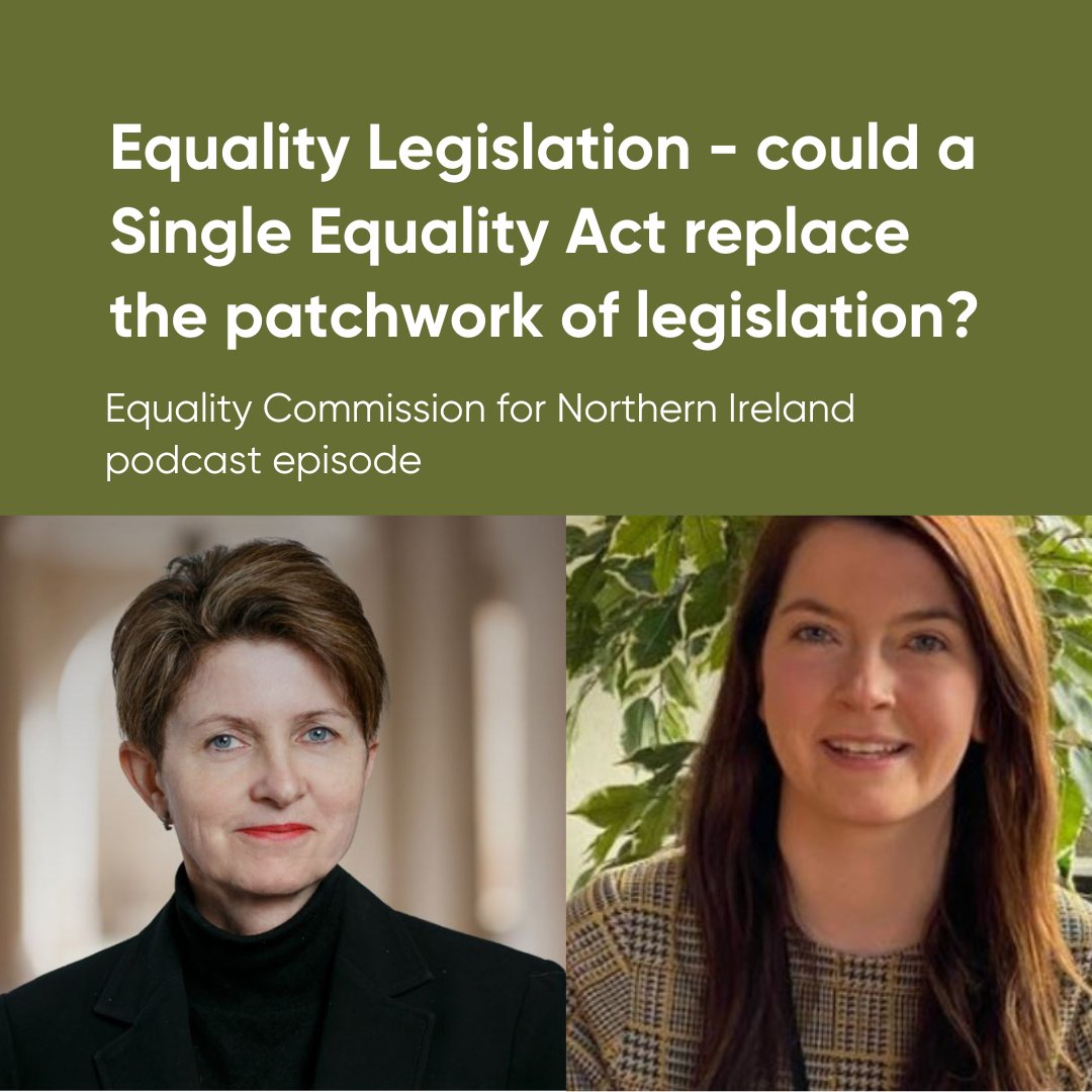 If you plan to respond to the Northern Ireland Executive Office Committee’s inquiry on gaps in equality legislation in Northern Ireland, it might be helpful to listen to this first.

🎙️ Our Making Equality a Priority podcast series dives deep into #EqualityLawReform in Northern
