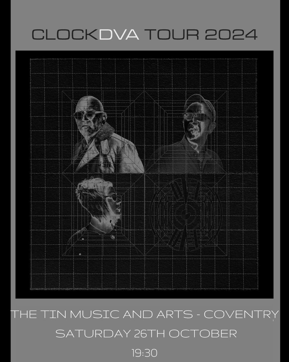 SorSpromotions's tweet image. Just Announced: #ClockDVA 

SorS w/ arrangement by @Swampbook proudly presents the Fall tour of pioneering industrial act Clock DVA who will be touring in support of the reissue of their seminal 1989 album ‘Buried Dreams’ which will be performed in its entirety during this tour.