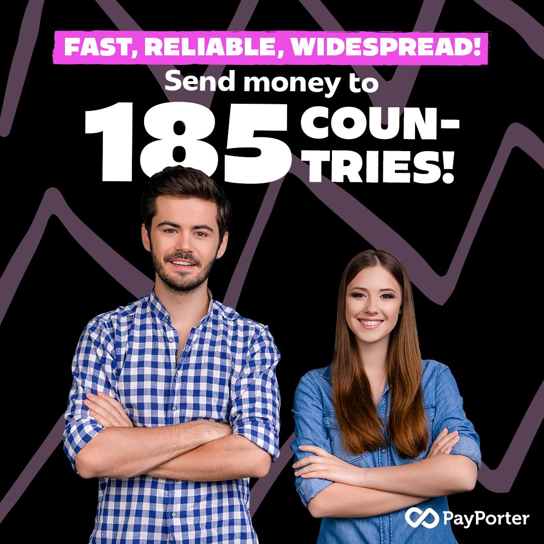 Fast, reliable, widespread!
With PayPorter, you can send money to 185 countries across the world!
👉payporter.com.tr/en

PayPorter ile dünyanın 185 ülkesine para gönderebilirsiniz!
👉payporter.com.tr

#Fast #Reliable #Widespread