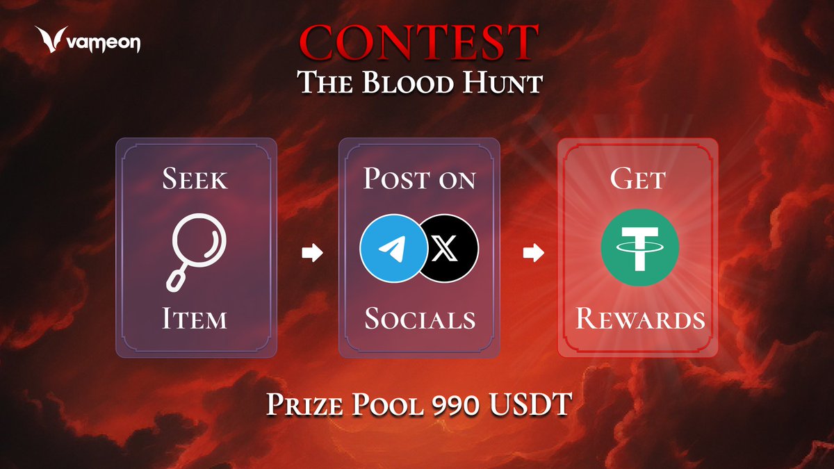 The Blood Hunt Contest with a 990 USDT Prize Pool! 🩸

Dive into a thrilling quest to find 33 hidden items within the levels of our game. Each item has been meticulously chosen by our art department and game developers. Seek for newspapers, statues, crypts, special monsters,