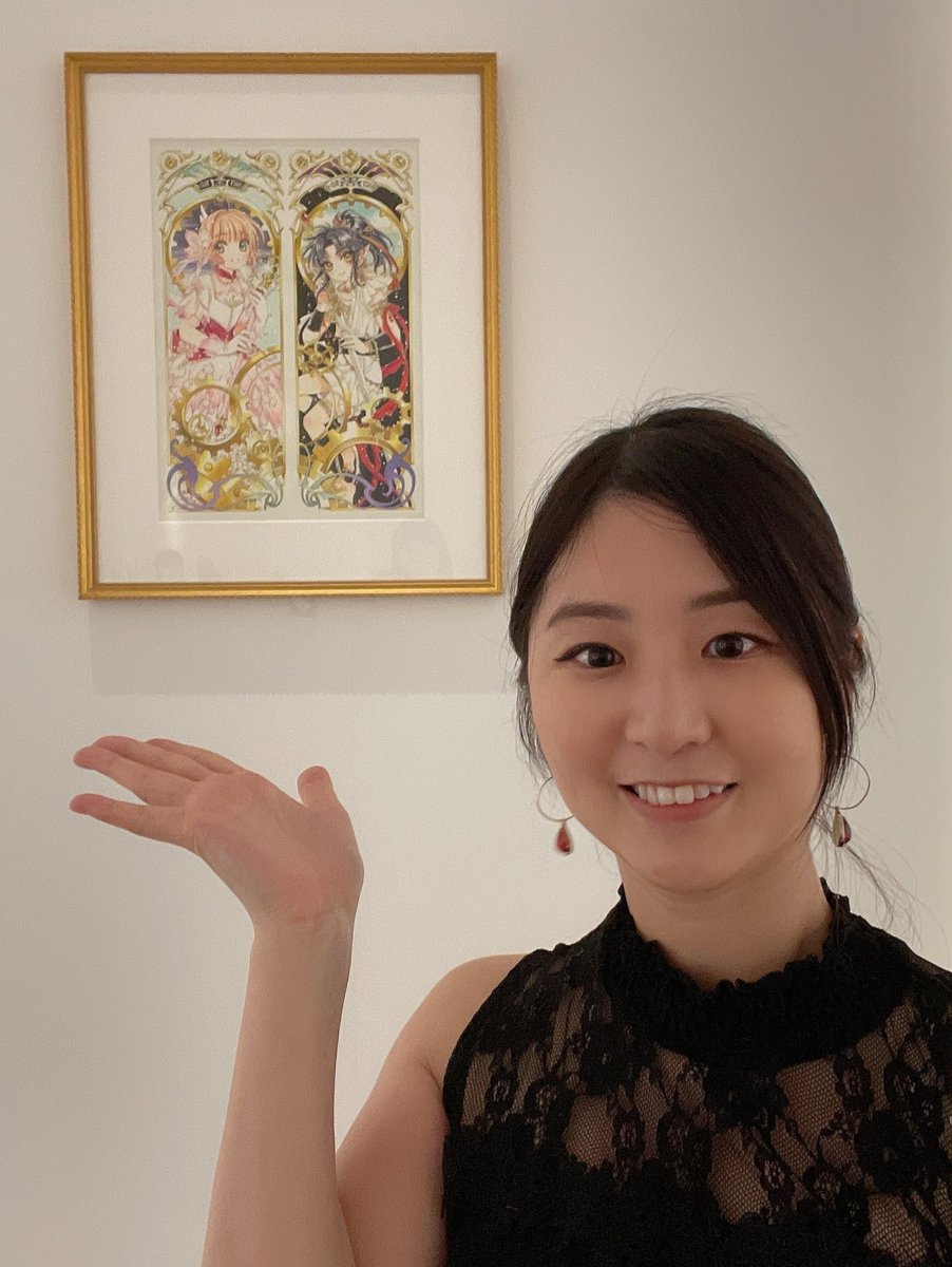 CLAMP展🖊️
朝の混む前に行って、たっぷり堪能しました☺️