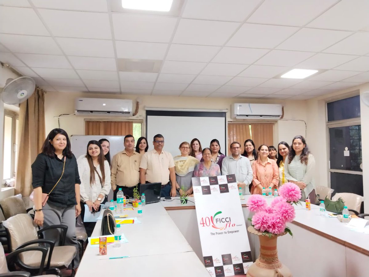 On Friday, 19th July we had a workshop at the MSME office Fazalganj which was well attended by 12 of our members. 
Chief Guest Mr. VK Verma ji Joint director 
Speaker Mr. S K Agnihotri ji Assistant director 

Event chair Roli Gupta
Mentor Dr. Anuradha Vashney