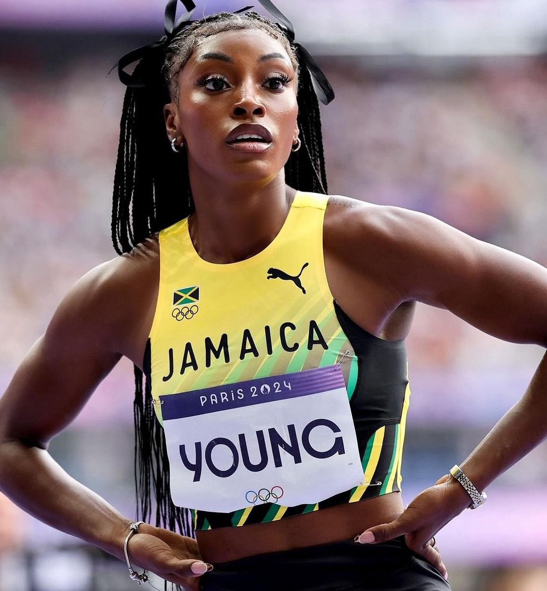 BadestMelanin's tweet image. A selection of beautiful Olympians