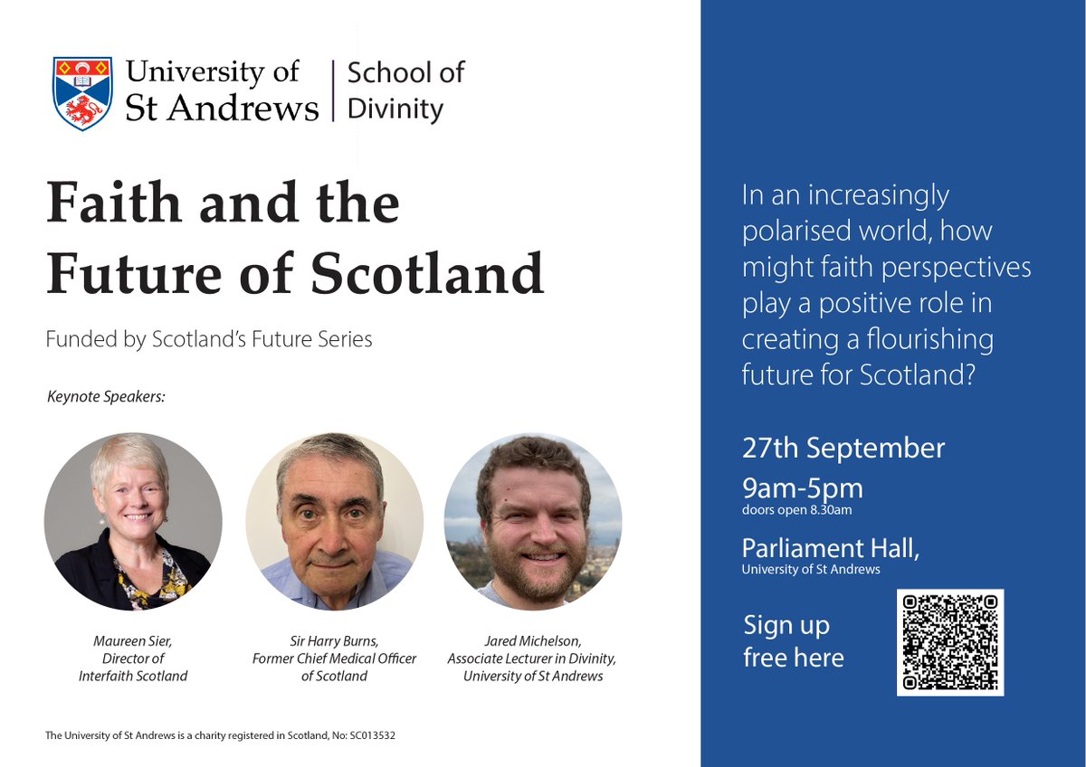 LogosInst's tweet image. Upcoming event on Faith and the Future of Scotland, which should be great: