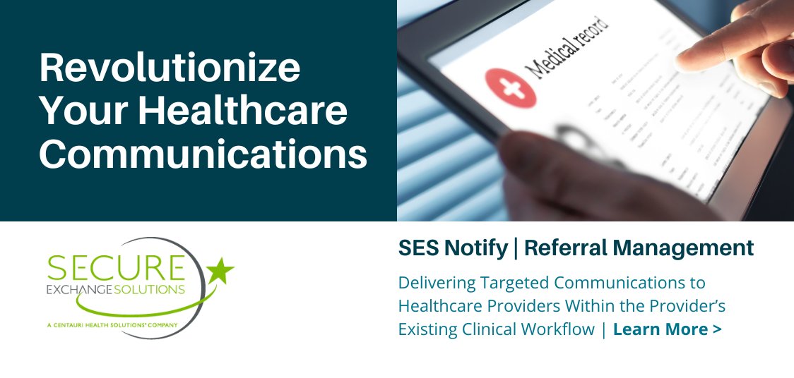 Hospitals and Health Systems are losing millions due to network leakage because referrals are sent out-of-network. Learn more at secureexsolutions.com/products/ses-n…

#ReferralManagement #ReferralLeakage #ProviderEnablement #HealthcareInnovation #PatientCare #HealthTech #SESNotify