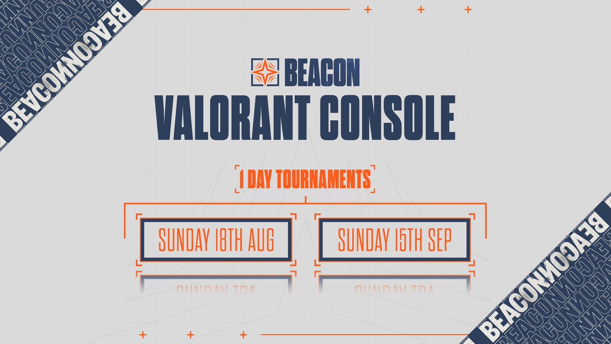 Ready to prove your skills in competitive VALORANT on console? 🎮

The competition in Northern Europe is heating up with five tournaments this year, and it all starts now! 🔥

Secure your spot in the first cup 👇
bit.ly/BeaconConsole1
