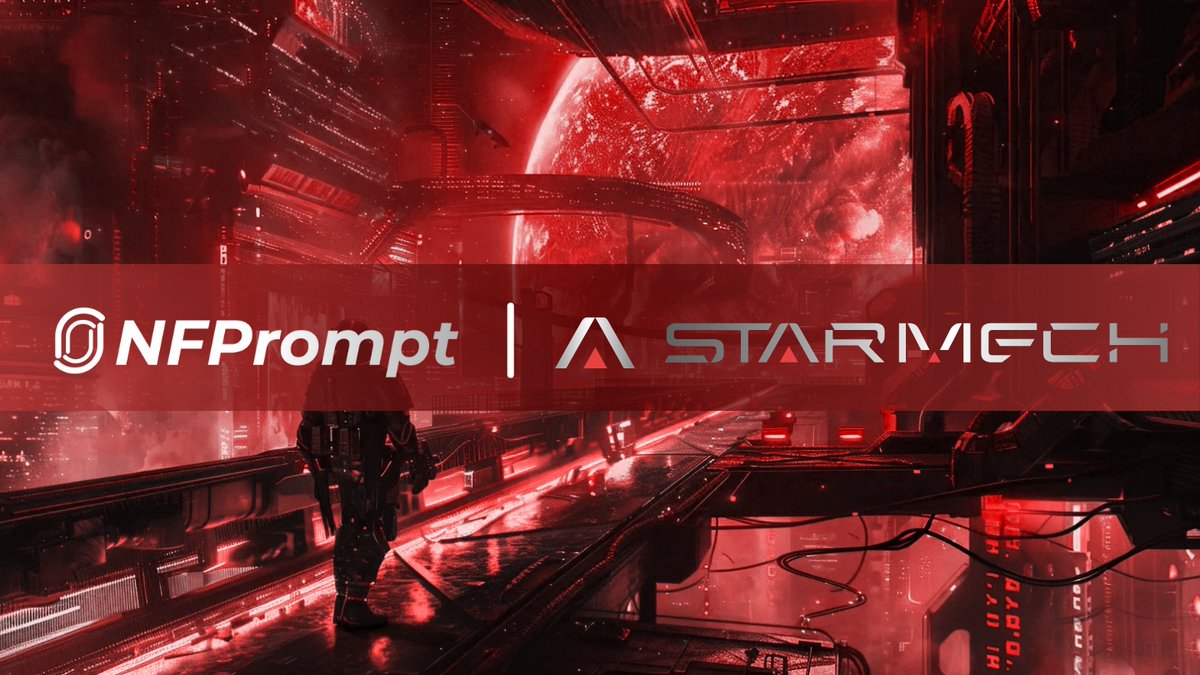 nfprompt's tweet photo. CAMPAIGN ALERT❗

We've partnered with @StarMech_io to launch another AIGC adventure this time exploring the galaxy. 🌌

Join for a chance to share exciting rewards of 7000 $cNFP, 10 STA Keys, and $1000 worth of $MECH!

Join now 👉 https://t.co/ITn3tvFFB4 https://t.co/z1KaZ6023K