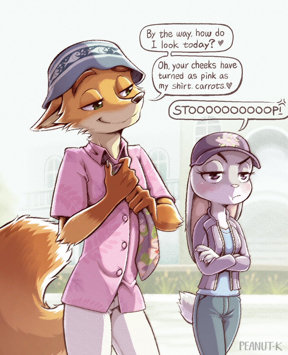PeanutKArts's tweet photo. Just their regular flirt session :3
#Zootopia2 #ズートピア2 https://t.co/7g8LFUhjOp