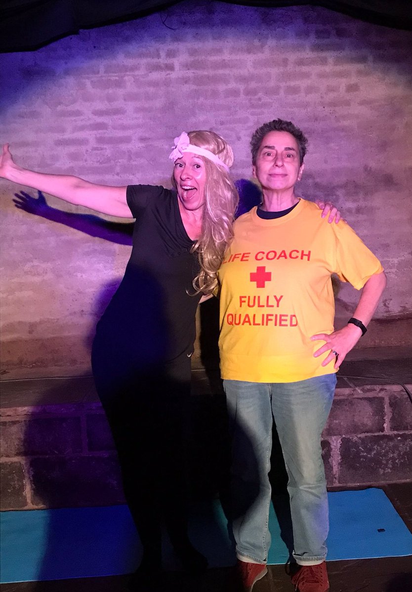 Already realising after performing my show 'Namaste Blisters' <a href="/edfringe/">Edinburgh Festival Fringe</a> that I need a life coach...how lucky was I to find one in the audience! <a href="/JTTedinburgh/">Just The Tonic Comedy Edinburgh</a>
