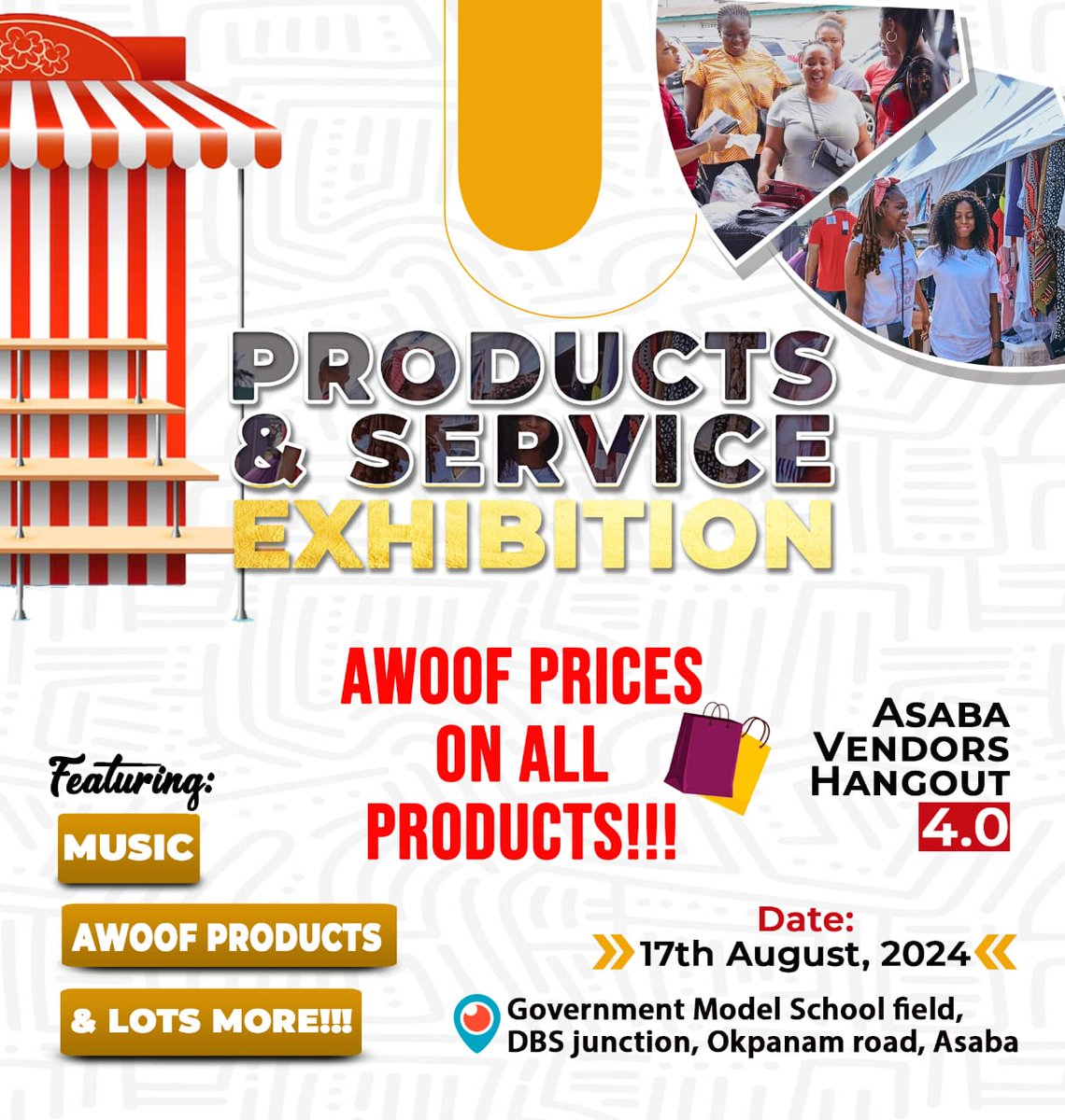 Pastacasa_ng's tweet photo. We can't wait to see you There!! 

Date : Saturday August 17th 2024

Venue : Government Model School by DBS junction opposite The Dome Event Center Okpanam Road, Asaba https://t.co/OS2aEur36T