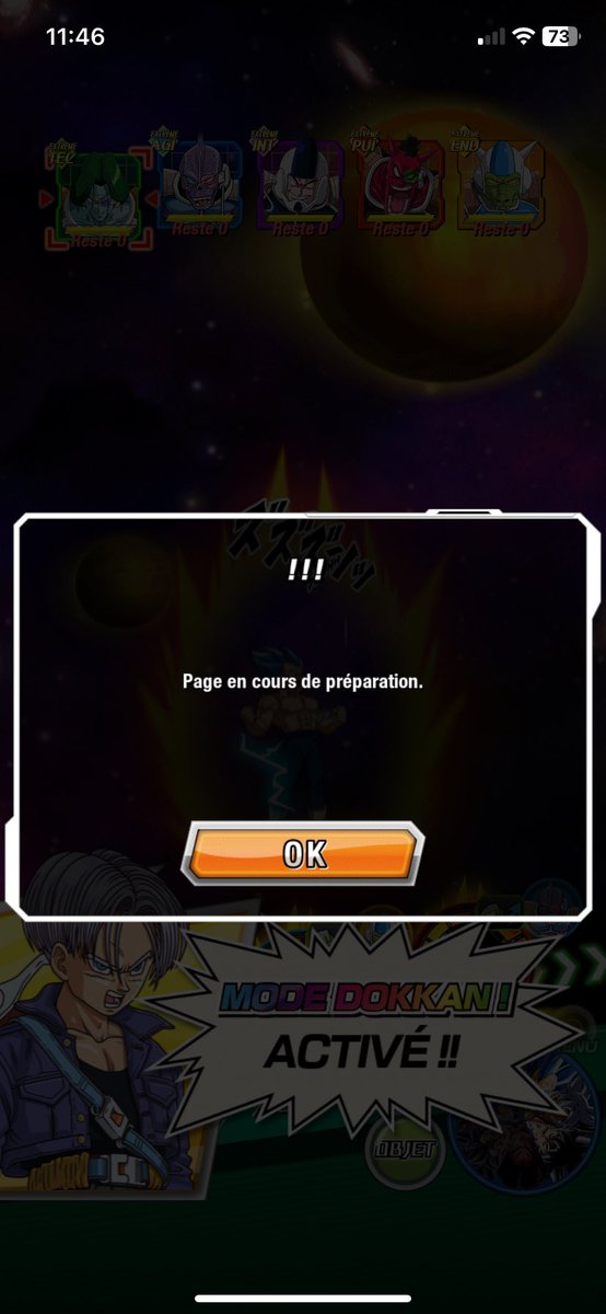NoMorSorrow's tweet photo. @dokkan_global allô ? Le Dokkan mod fait planter les games ! Impossible de continuer cette partie même avec plusieurs relances du jeu. https://t.co/RRRnZGNeYY