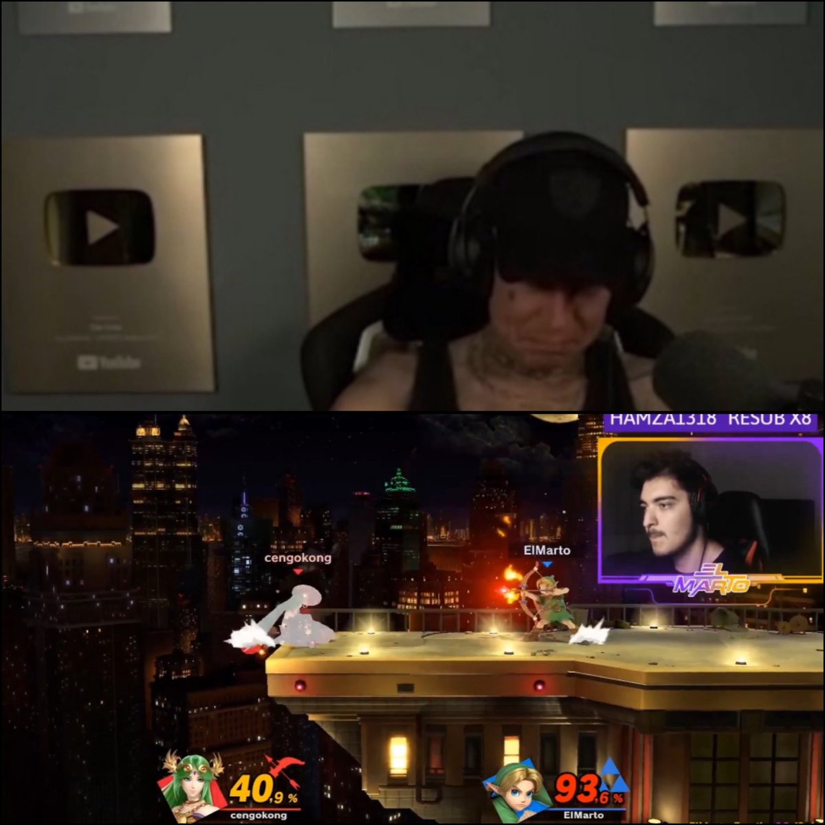 Monte weint, weil ElMarto gegen Cengiz bei HumbleRumble verloren hat