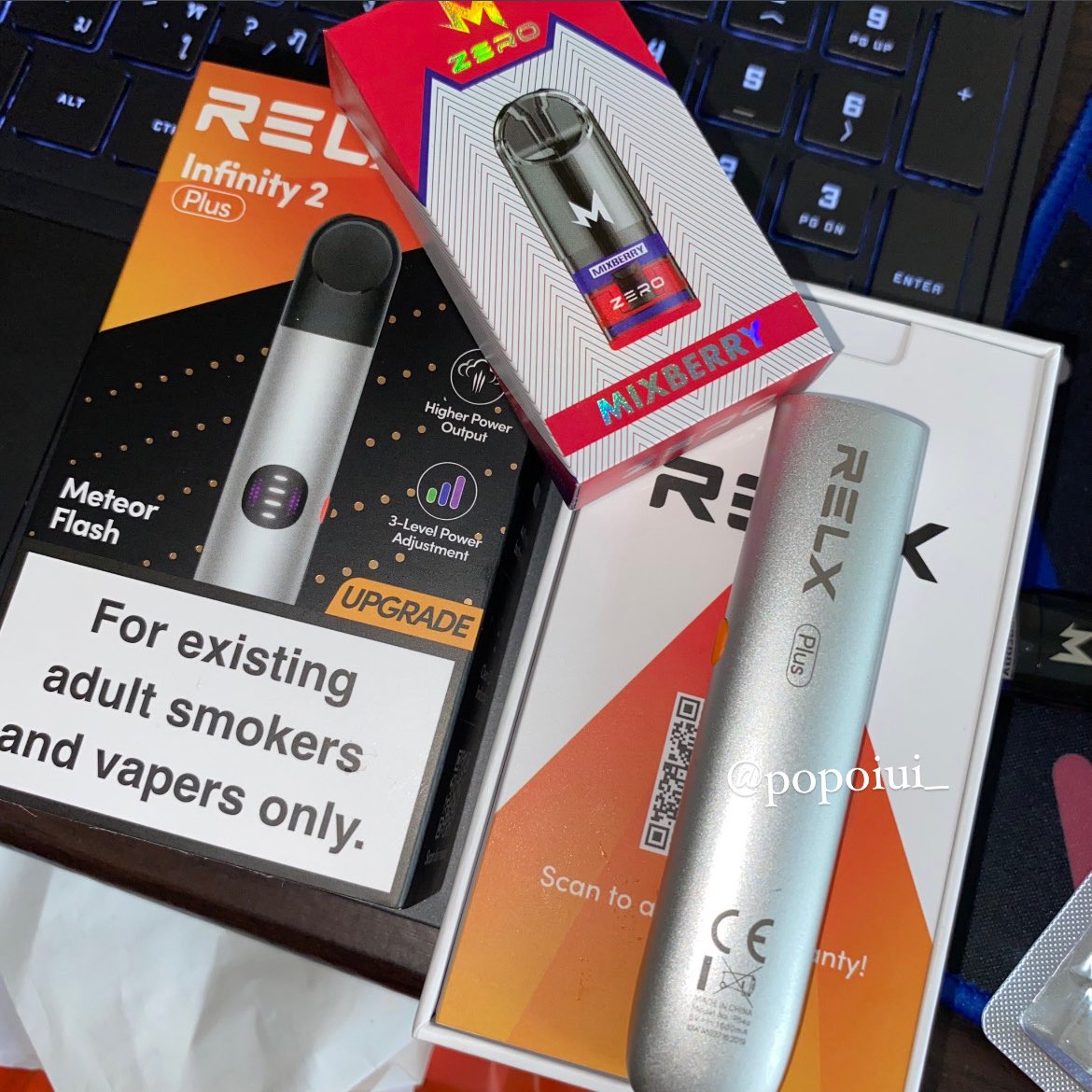 popoiui_'s tweet photo. รีวิว infinity v2 plus คั้บบมาใหม่เยยย 📮

#RELX #relxมือสอง #relxราคาถูก  #relxinfinity #พอตมือสอง #พอตrelx #พอตราคาถูก #พอตไฟฟ้า #หัวพอต #หัวrelx #น้ำยาrelx #Relxthailand
 #รีวิวให้โปโปไอu https://t.co/0O3NhoU0jo
