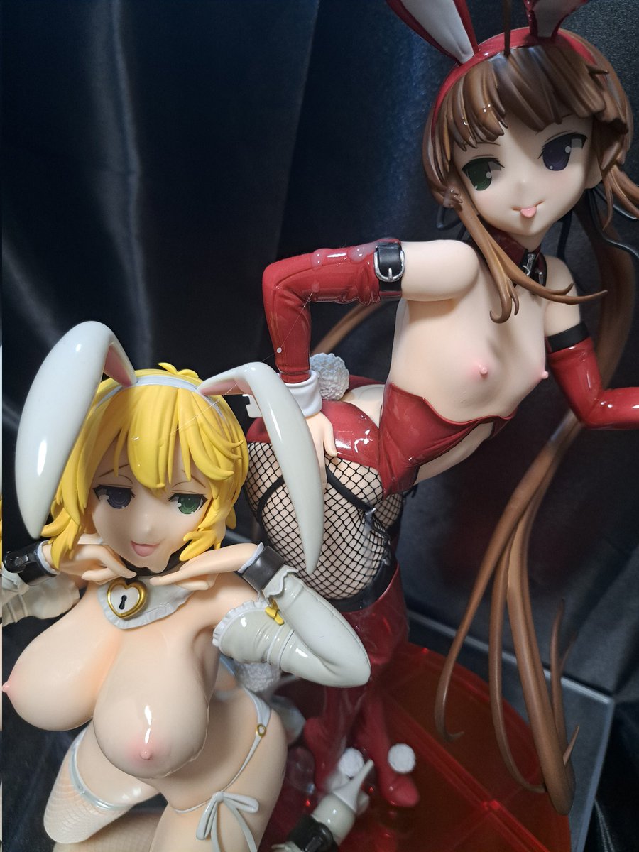 YuusyaTake's tweet photo. #フィギュアぶっかけ
久しぶりのぶっかけでせっかくならと両備と両奈の二人���時にぶっかけしました
二人同時なので量が無いと上手く掛けられないですねぇ
リベンジもかねてまた気が向いたらこの二人でやろうとは思います https://t.co/VVmxaBqfVC