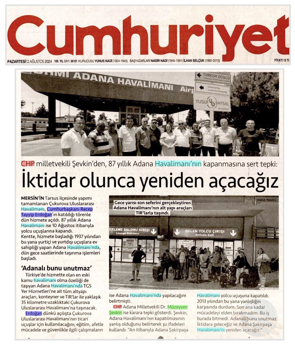 🔴 ADANALI BUNU UNUTMAZ!
<a href="/cumhuriyetgzt/">Cumhuriyet</a>