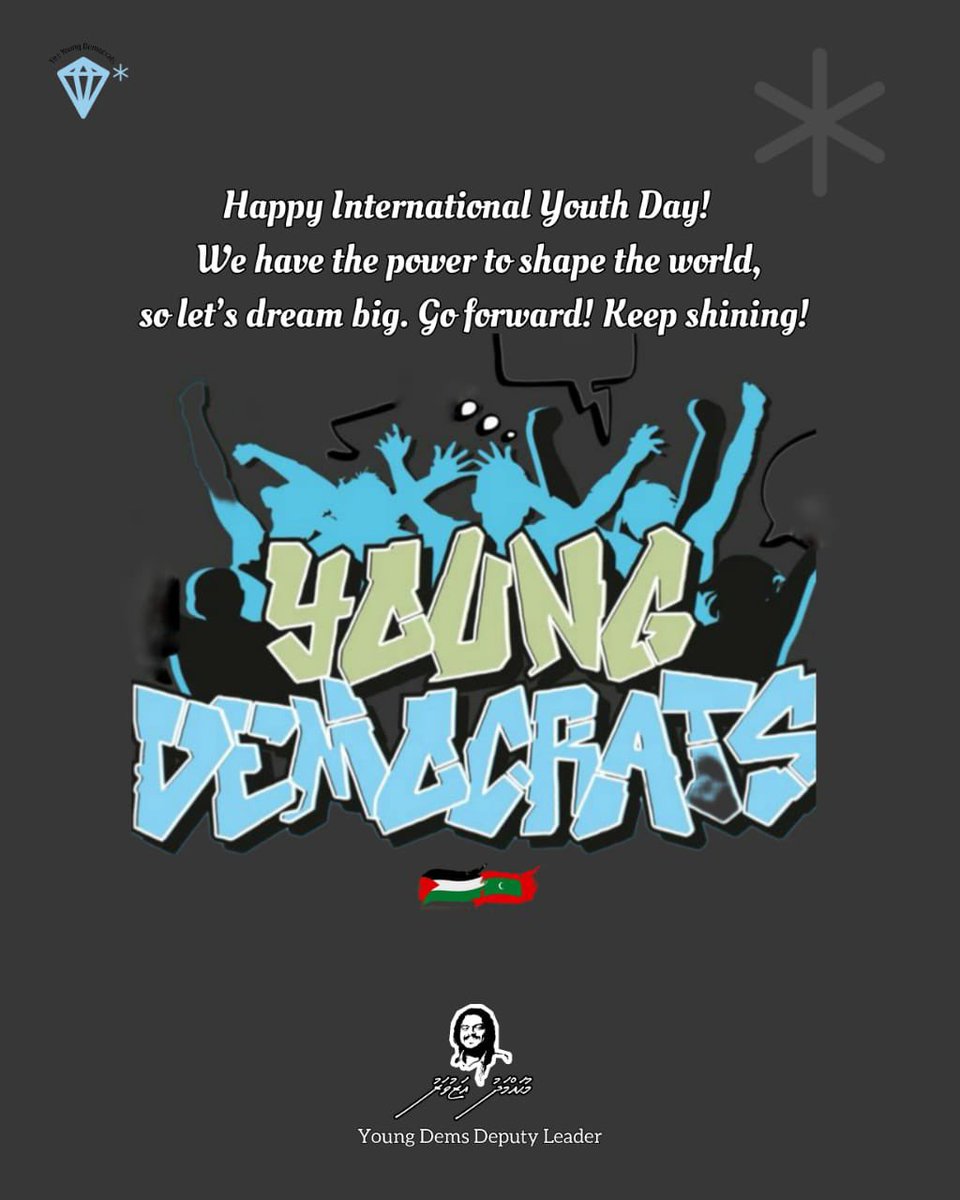 Happy International Youth Day! 
We have the power to shape the world, so let’s dream big. Go forward! Keep shining! ✨💎

#YouthDay #YouthEmpowerment #NookashiZuvaanun