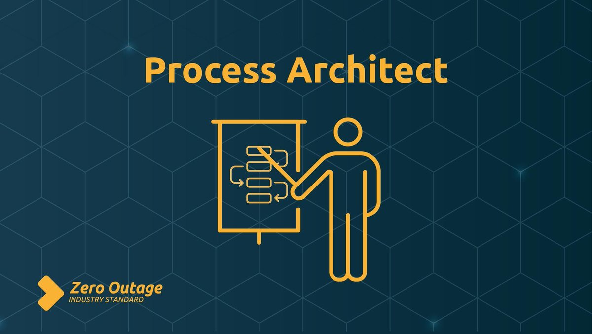 The Process Architect is responsible for maintaining the Process Architecture (part of the Enterprise Architecture), coordinating all changes to processes and making sure that all processes cooperate in a seamless way: buff.ly/4cvZ0fW  #ZeroOutage #ITQuality