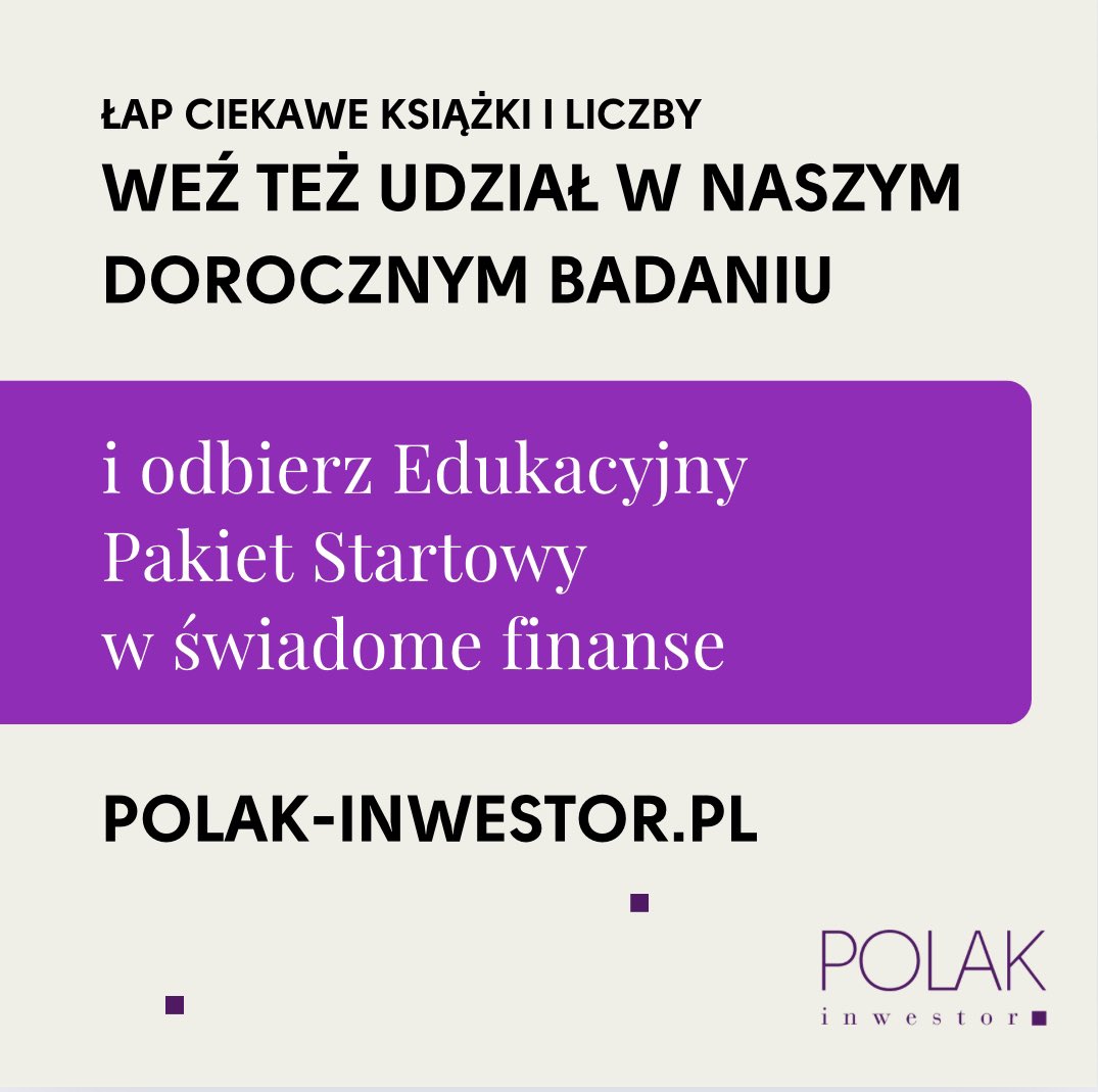 22➡️40 tak skoczył nam w PL cząstk. poprodukcyjny współczynnik obciążenia demograficznego od 1999. Jednocześnie dzieciarni na 100os. w wieku produkcyjnym mamy też mniej: 52➡️31. W #polakinwestor coraz więcej ciekawych książek i liczb. polak-inwestor.pl