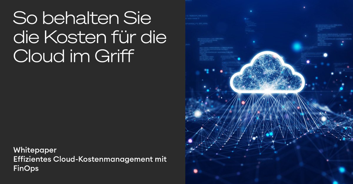 celver_AG's tweet photo. Die Cloud bietet viele Vorteile, wie Flexibilität, Verfügbarkeit und Kosteneffizienz. Warum viele Firmen trotzdem zu viel für ihre Cloud-Dienste zahlen und wie das mit FinOps effizienter gestaltet werden kann, erfahren Sie im Whitepaper: https://t.co/zEyHYCdw4Q https://t.co/v3Ez9a5l15