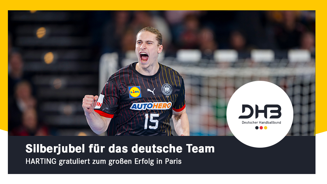 HARTING_Group's tweet image. 🎉 Herzlichen Glückwunsch an die deutsche Handballmannschaft zu ihrer großartigen Silbermedaille in Paris! 🏆 Eure harte Arbeit, Leidenschaft und Teamgeist haben sich ausgezahlt. 
#pushingperformance #handball 
Foto: @DHB/Klahn