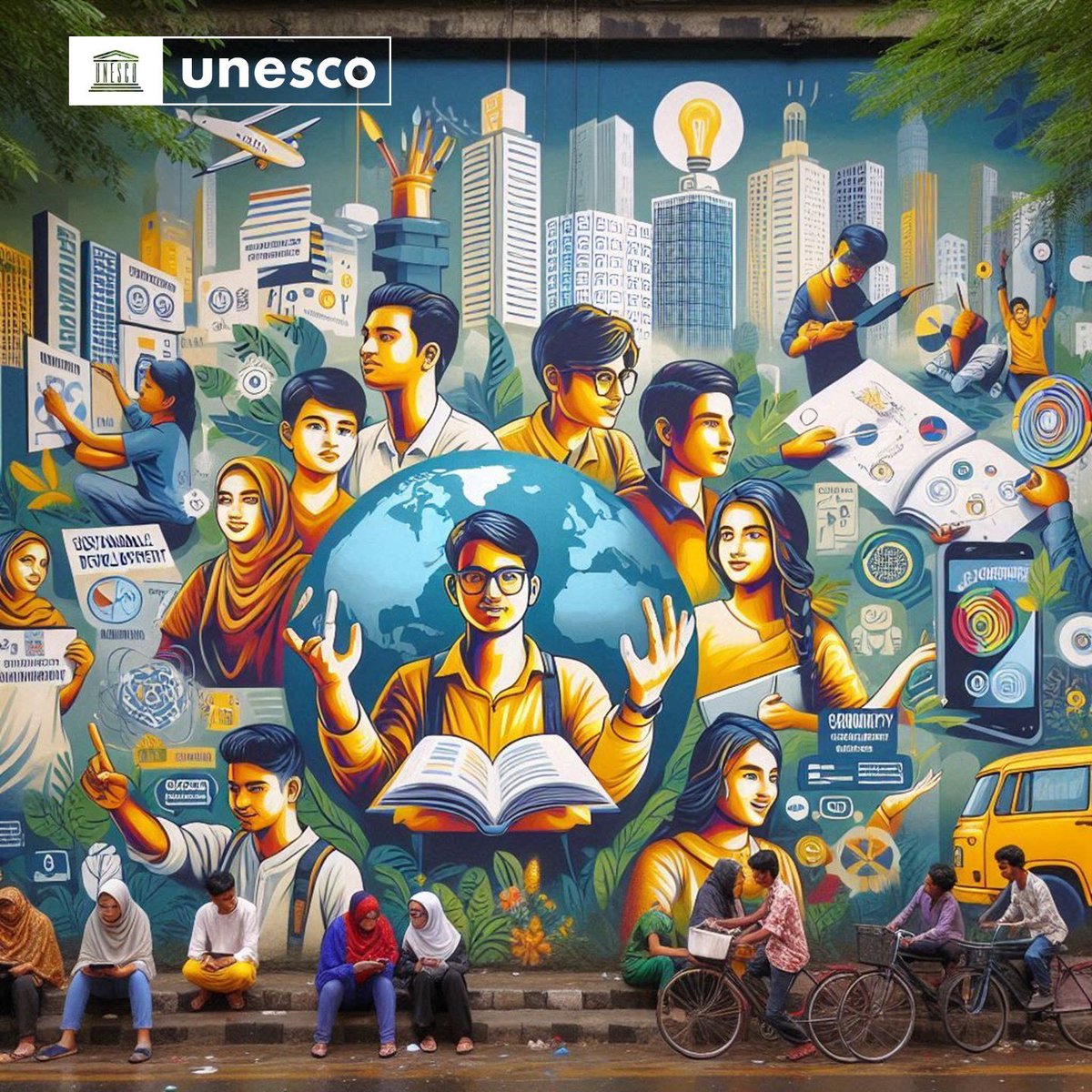 On #InternationalYouthDay2024, we celebrate the incredible impact of young people in building a brighter future. From innovation to leadership, they are the driving force of change. Let's keep supporting their voices and providing the resources they need to create positive change