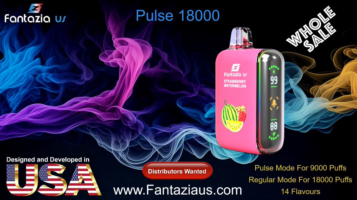 fantaziausvape's tweet image. TECH MEETS VAPING📷 Stay on top of your vape game with our TFT screen that displays your battery life and e-liquid levels. 
📷 Calling all distributors! 📷
Fantaziaus.com
Email info@Fantaziaus.com
#techvape #pulsemode #vapelifestyle #fantaziaus #vapeaddict