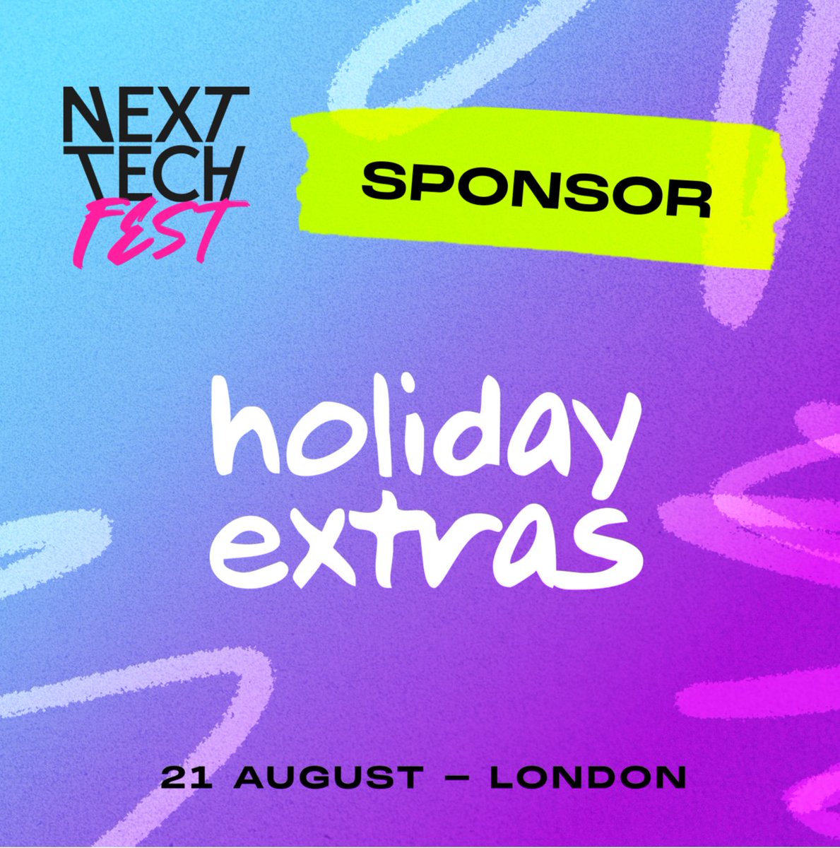 Next Tech Girls (@nexttechgirls) on Twitter photo We’re excited to announce that <a href="/HolidayExtras/">Holiday Extras</a> are sponsoring Next Tech Fest this year! 💜
Keep an eye out for when we reveal more about their involvement.✨
Click here to join the waiting list in case a space becomes available: eu1.hubs.ly/H0bFJBx0
#WomenInTech We’re excited to announce that <a href="/HolidayExtras/">Holiday Extras</a> are sponsoring Next Tech Fest this year! 💜
Keep an eye out for when we reveal more about their involvement.✨
Click here to join the waiting list in case a space becomes available: eu1.hubs.ly/H0bFJBx0
#WomenInTech