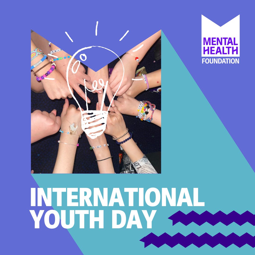 mentalhealth's tweet photo. 📢 On #InternationalYouthDay, we're calling for more to be done to protect young people’s mental health.

Young people deserve good mental health. Yet far too many are experiencing mental health problems and are not getting the early help they need.

(1 of 4) https://t.co/CnhPVZWoEI
