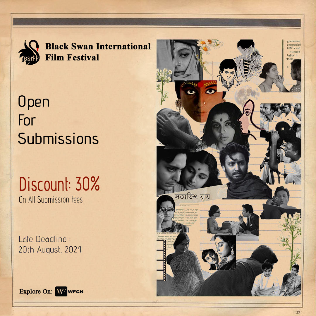 bsiff_official's tweet photo. Final call for submissions! Submit your film to the Black Swan International Film Festival and get a 30% discount with code CINECOUPON

Submission Link: https://t.co/m0isYw1ZVD https://t.co/ItjSnOKSCf