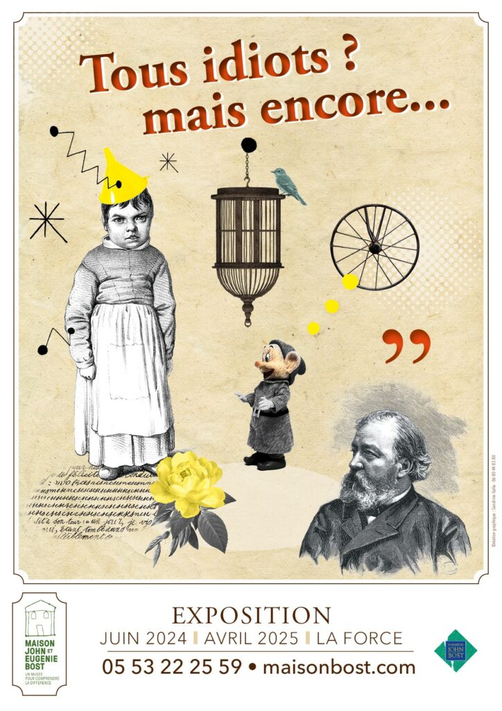 #Exposition "Tous idiots ? mais encore…" | La mémoire matérielle de leurs trajectoires est réunie dans cette exposition grâce à des prêts exceptionnels auxquelles s’ajoute une sélection d'œuvres de la Maison John et Eugénie Bost. Courez-y ! 
maisonbost.com/exposition-202…