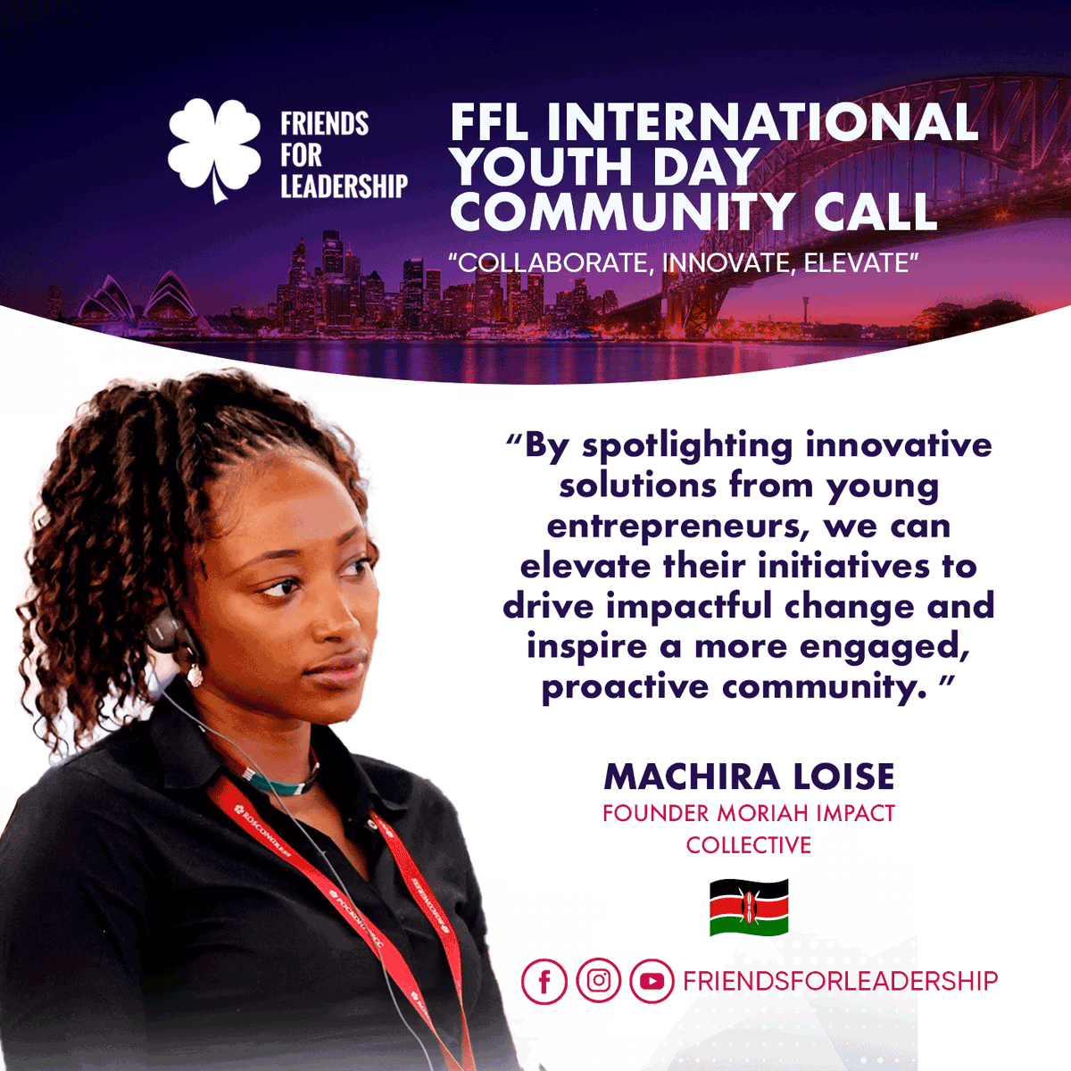 loisemachira's tweet photo. When young people are empowered to execute their ideas, the impact will be multifold. I'm so glad to be part of the #friendsforleadership community which has been instrumental in my entrepreneurship journey! 
@moriahimpact #IYD2024 https://t.co/X5iuoNZlES