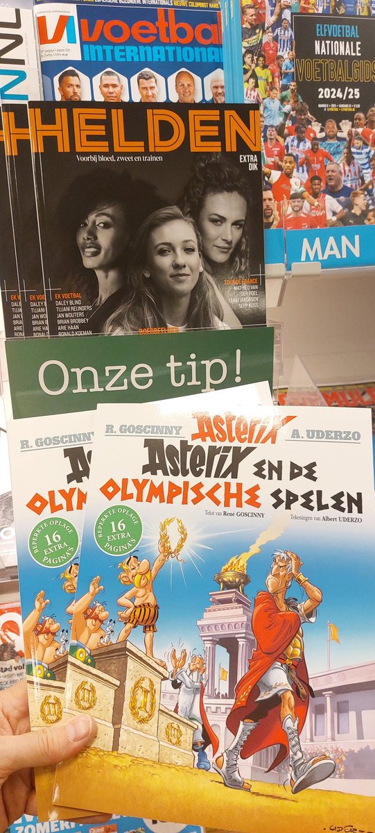 Heb je nog niet genoeg van de Olympische Spelen? Haal nu Asterix en de Olympische Spelen bij jouw favoriete Boekhandel!
#readshop #Coevorden #OS #OS2024 #Parijs #Asterix #OlympischeSpelen #ziejezo