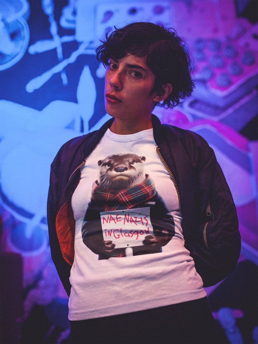 New Tartan Otters T-shirts ! Lease like and share. X  #RefugeesWelcome