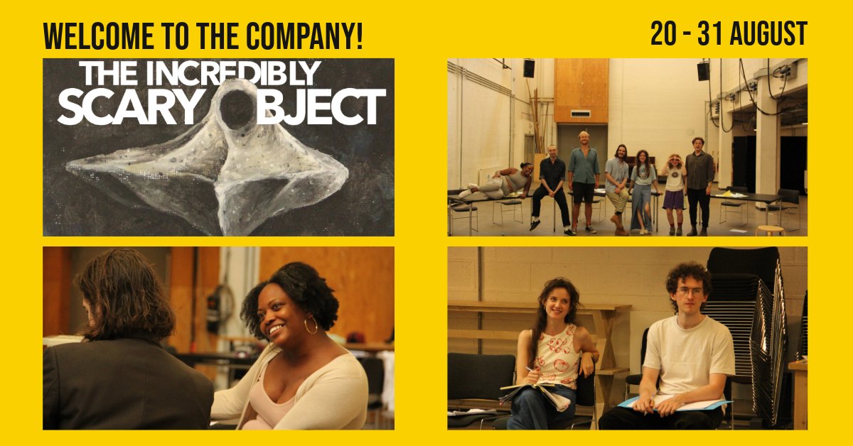 We welcome Sosij Productions to the Jack this week for their final rehearsals for ‘The Incredibly Scary Object.’  
Runs 20 – 31 August
‘With the world increasingly on the lookout for catchy answers, how easy is it to stay objective?’
Info: bit.ly/4etlu2H
<a href="/ScaryObjectPlay/">The Incredibly Scary Object</a>