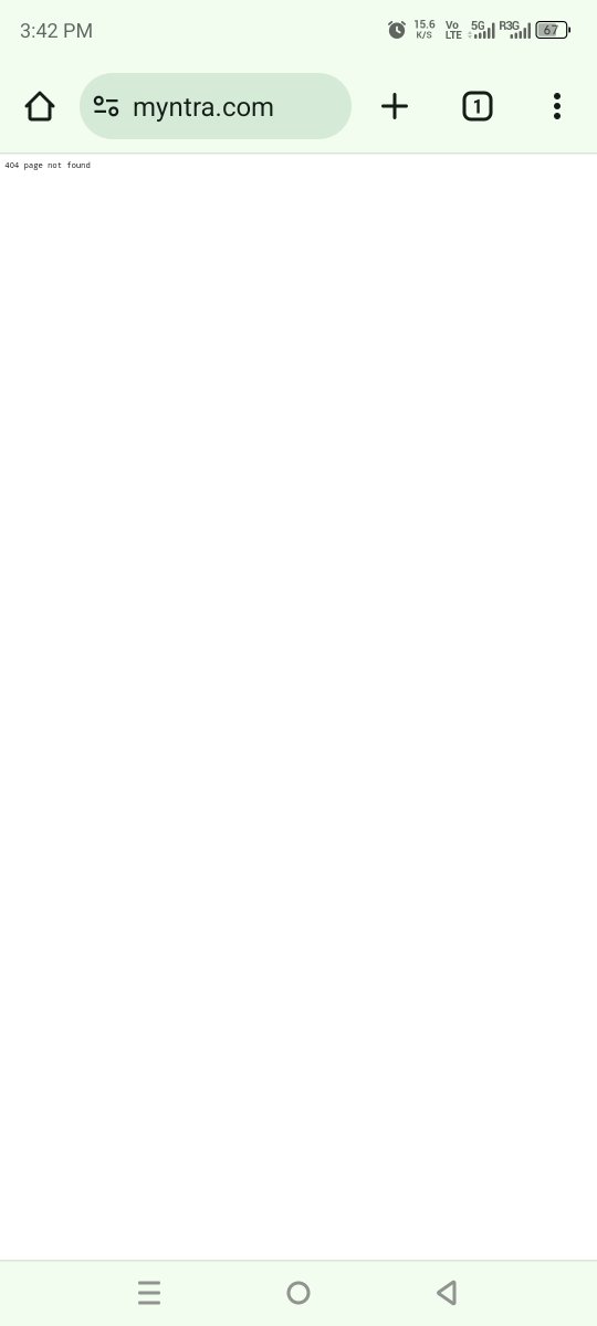 omprakaskumar's tweet photo. @MyntraSupport @myntra showing blank page https://t.co/2OX6rzQvRg https://t.co/bUglUNcupN