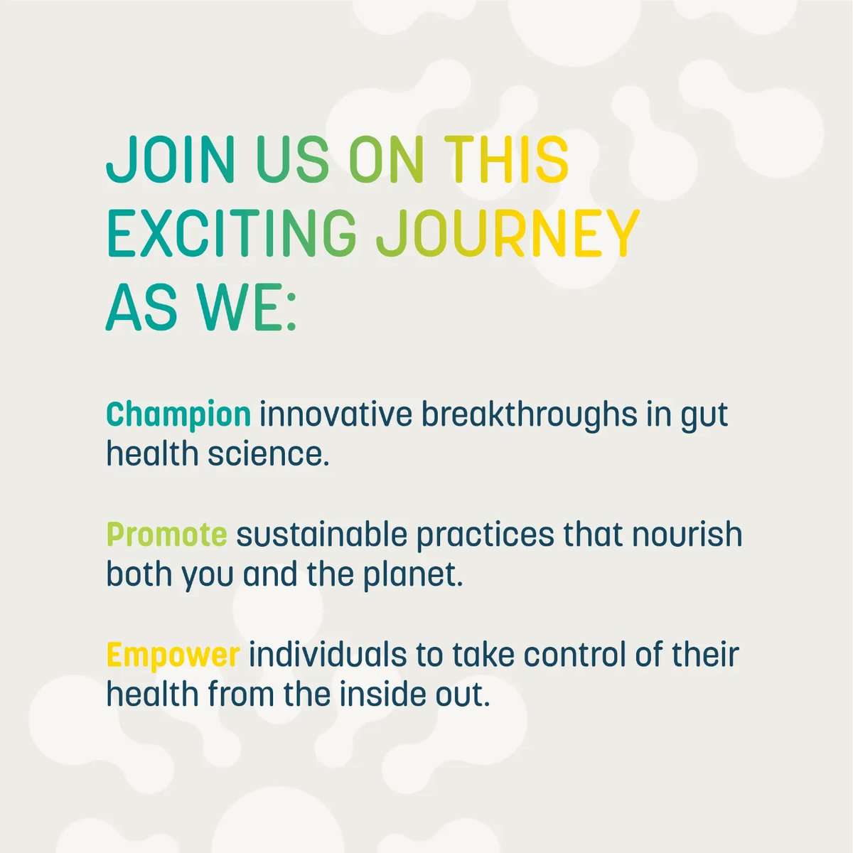 Probipher™: Pioneering a Healthier Future, One Gut at a Time!

Our vision extends far beyond just products. We're passionate about creating sustainable solutions for long-term gut health and overall well-being.

#Probipher #SustainableWellness #YourEvolvedMicrobiome