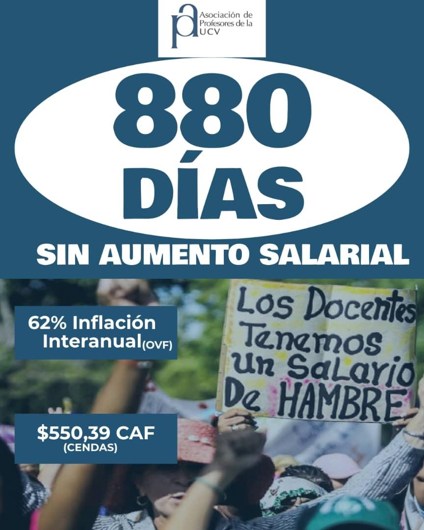 #UCV #Profesores #Venezuela #SalariosDignosYa #BonoNoEsSalario