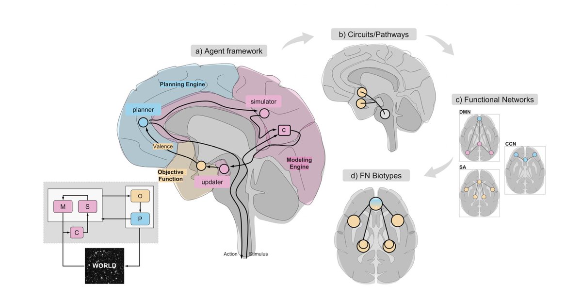We have released an updated version of our AIT/KT MDD paper, "The algorithmic agent perspective and computational neuropsychiatry: from etiology to advanced therapy in major depressive disorder."  osf.io/preprints/psya….  1/n