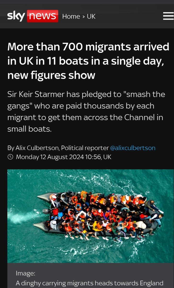 Smashing the gangs - Starmer style.

Our useless PM is literally giving our country away to the third world.

Import the third world then you become the third world and Parliament sits by and does nothing.

We stopped the German army crossing the Channel but cannot stop the