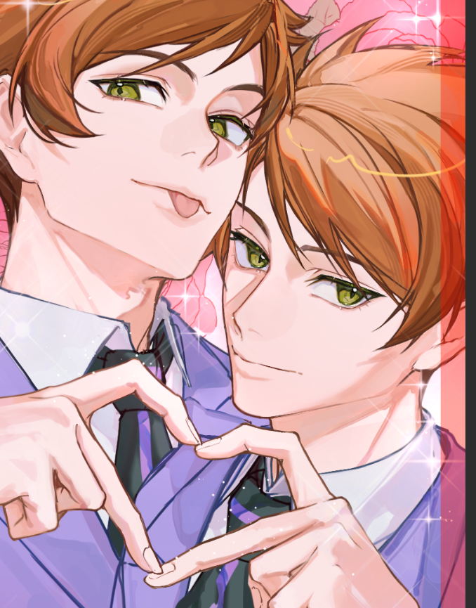 oretsuu's tweet photo. prepare for trouble, and make it double 👬🏻✨ https://t.co/pDNTUeJImz