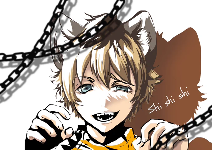 ブッチちょっとだけ修正したせっかく対で描いたからレオラギ並べとこ 