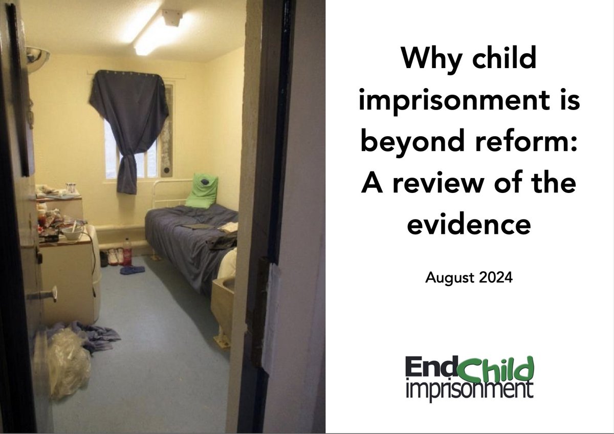 TheHowardLeague's tweet image. 🧵 We are calling for the closure of all children's prisons, alongside @article_39, @the_AYJ, @CrimeandJustice, @CRINwire, @INQUEST_ORG, @Justforkidslaw, and @NAYJtweets.

article39.org.uk/2024/08/12/cha…