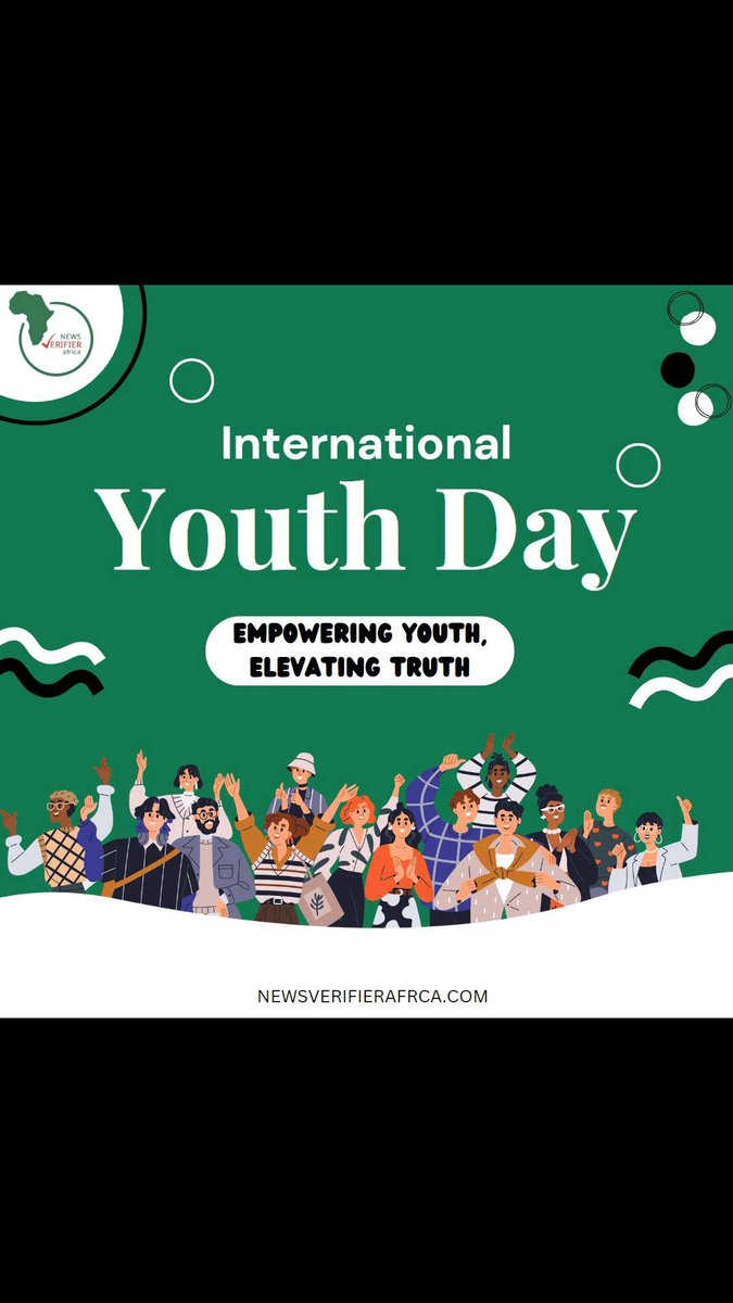 NVAFactchecks's tweet photo. Happy International Youth Day! At News Verifier Africa, we're committed to empowering young voices and ensuring they are not vulnerable to misinformation and disinformation. Together, let's shape a brighter future!

#YouthDay #EmpowerYouth #NewsVerifierAfrica #NVAfactcheck #fact https://t.co/R5OrBfdvKU