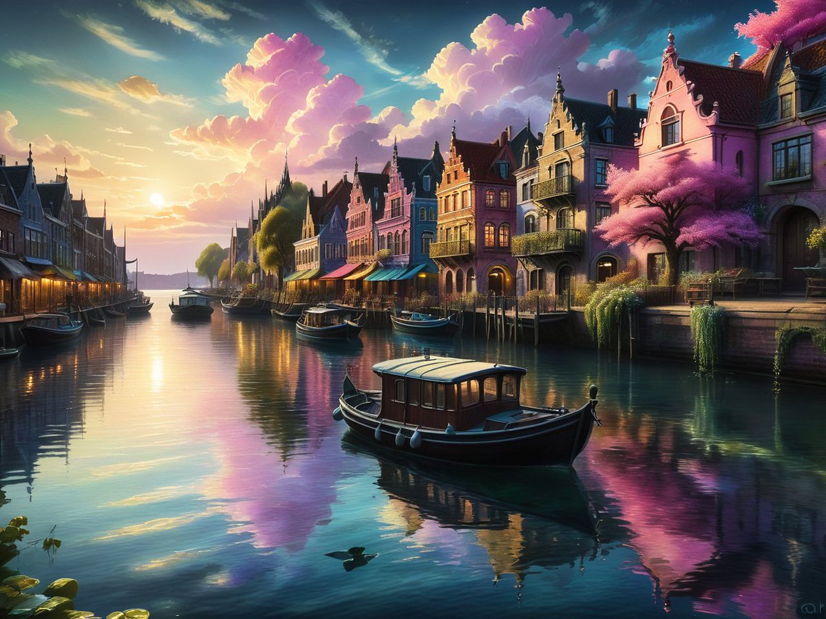"At the end of summer, the boat is in the water. The style is hyper realistic cityscapes,..."

gencraft.ai/p/A64lPH

#gencraft #socialai #aicreators #ai #art #aiart #AIGen #aiadventures #AIArtGallery #AIArtwork #stablediffusion