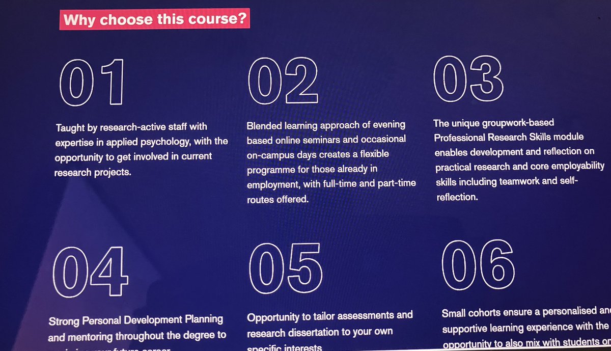 Our MSc Applied Psychology course at UWTSD is still recruiting for this Oct! If you have a background or interest in Psychology and want to further develop your knowledge and real world research &amp; evaluation skills then this may be the course for you! Online info Eve 20th Aug!