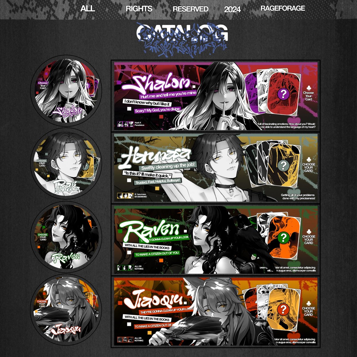 HELP REPOST, THANKS!

☠️. HELLO, aku bawa ready stock dan titipan layout keren 2D dari katalog PIXELWAVE dan ARCANA! only get ava png, bisa di take sekarang juga via DM, harga ada di ALT ya. check comment section untuk liat detailnya, YUK JAJAN! #zonauang